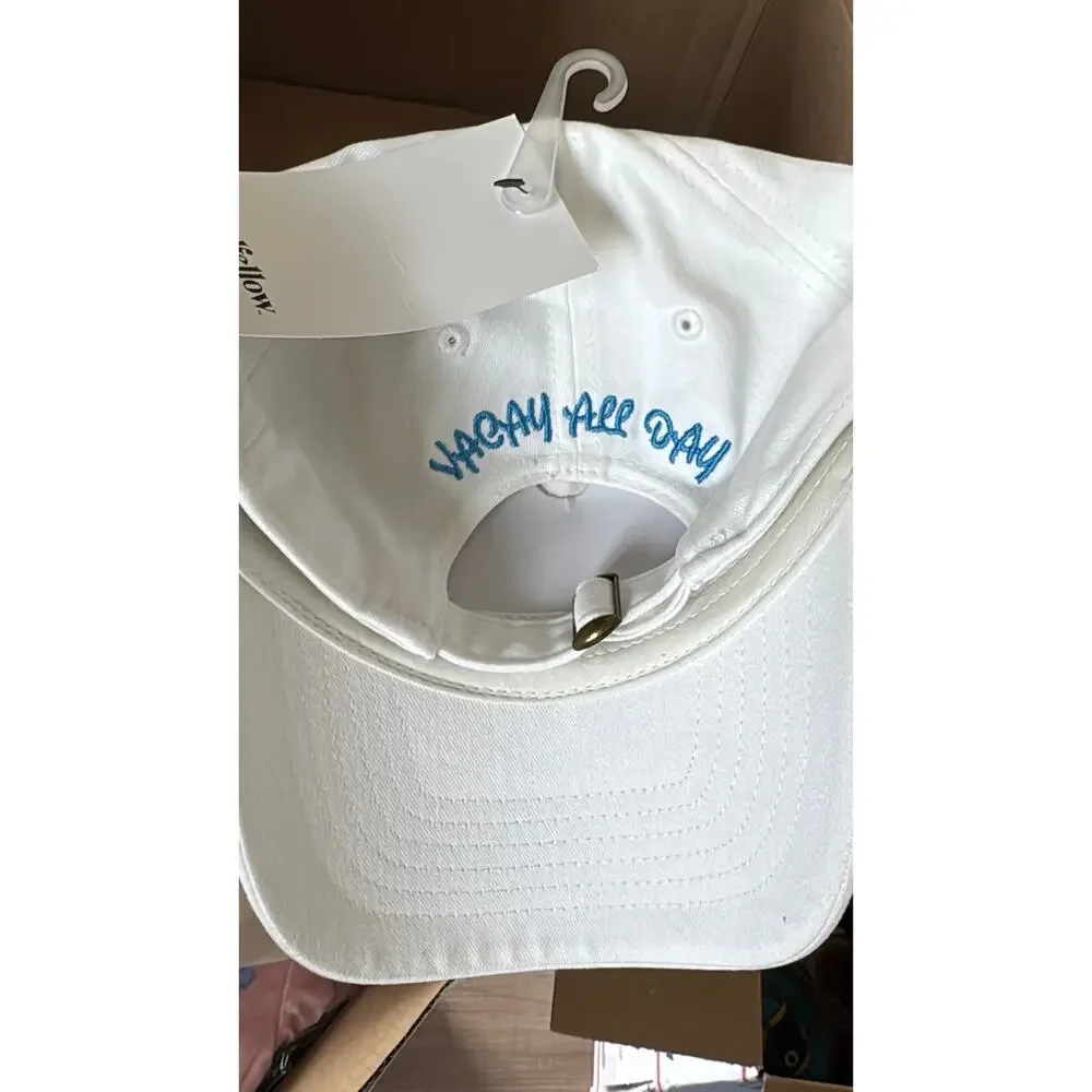 Goodfellow & Co Fish Men's Baseball Hat Off-White Adjustable NWT
